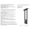 Фонарь NOVOTECH SOLAR LED на солнечной батарее NV-357413